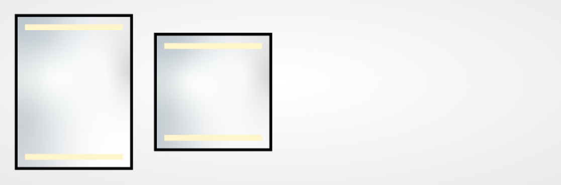 Top and Bottom Horizontal